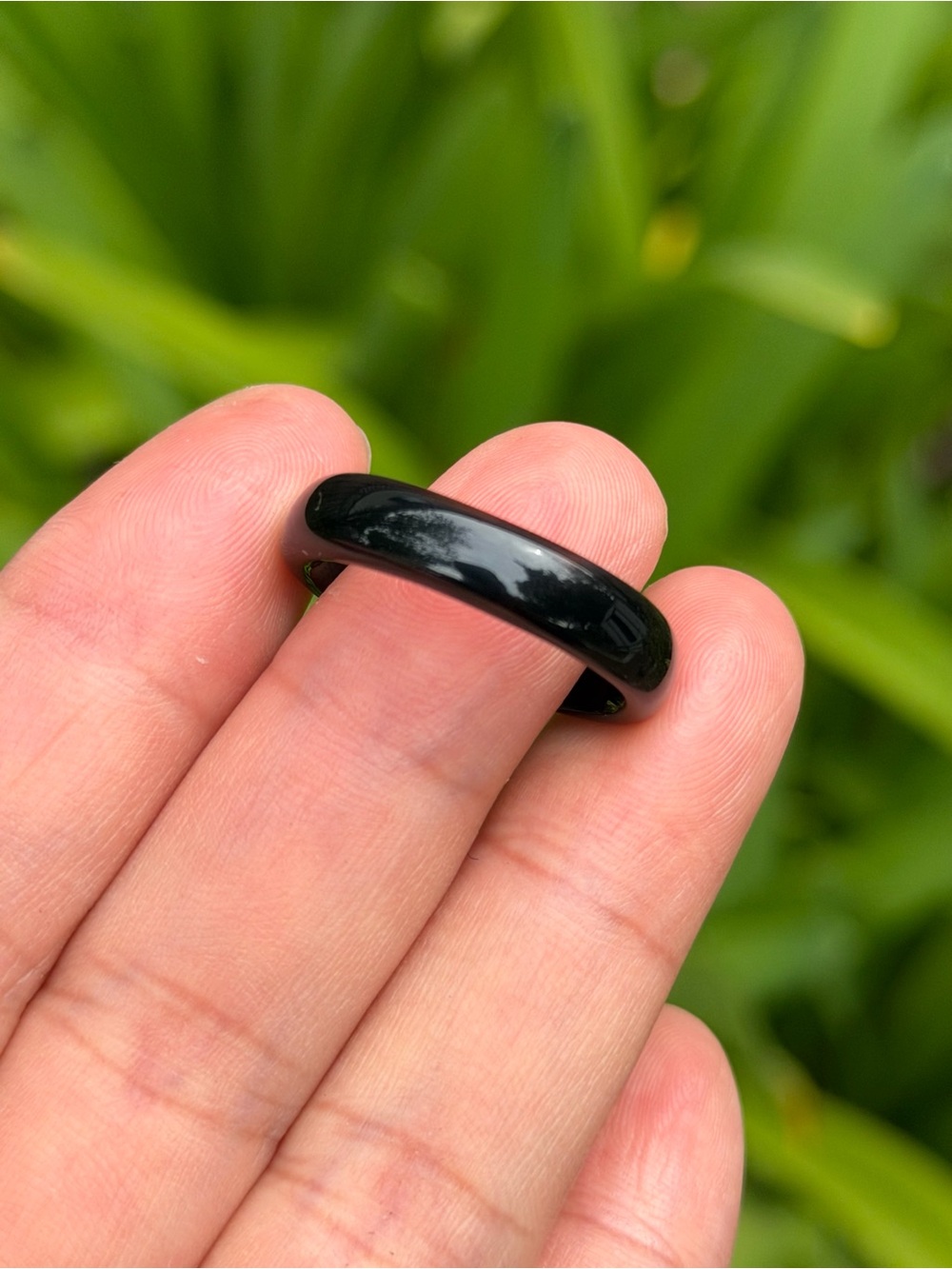 SIZE 9 Black Onyx Ring 2501 - Picture 7 of 7